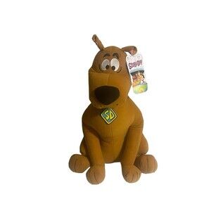 Scooby-Doo Sitting Toy Factory Warner Bros. Plush Stuffed Animal Toy 18” tall